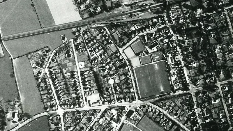 1910s – Central New Milton Aerial Photo