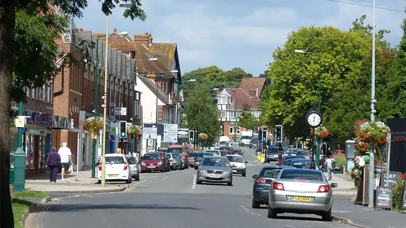 Present day – Station Road New Milton